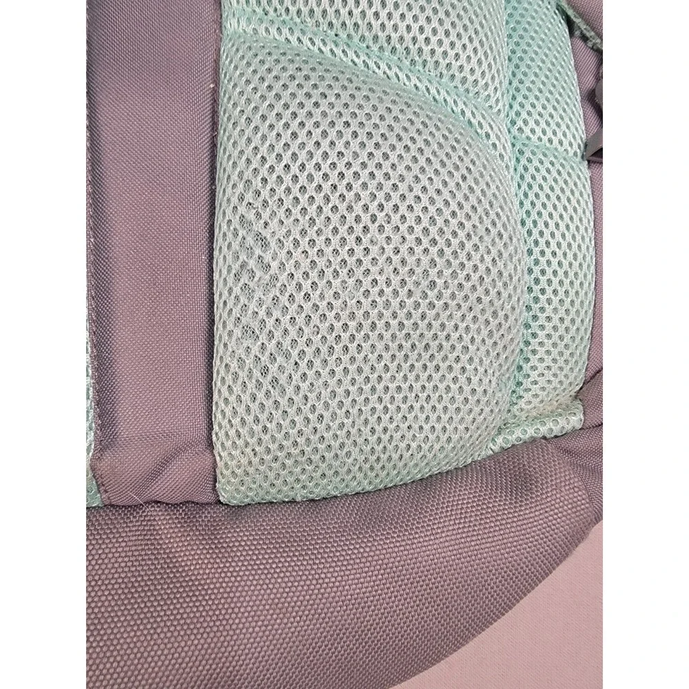 The North Face Pivoter Backpack Gray Mint Green Laptop School Travel Daypack